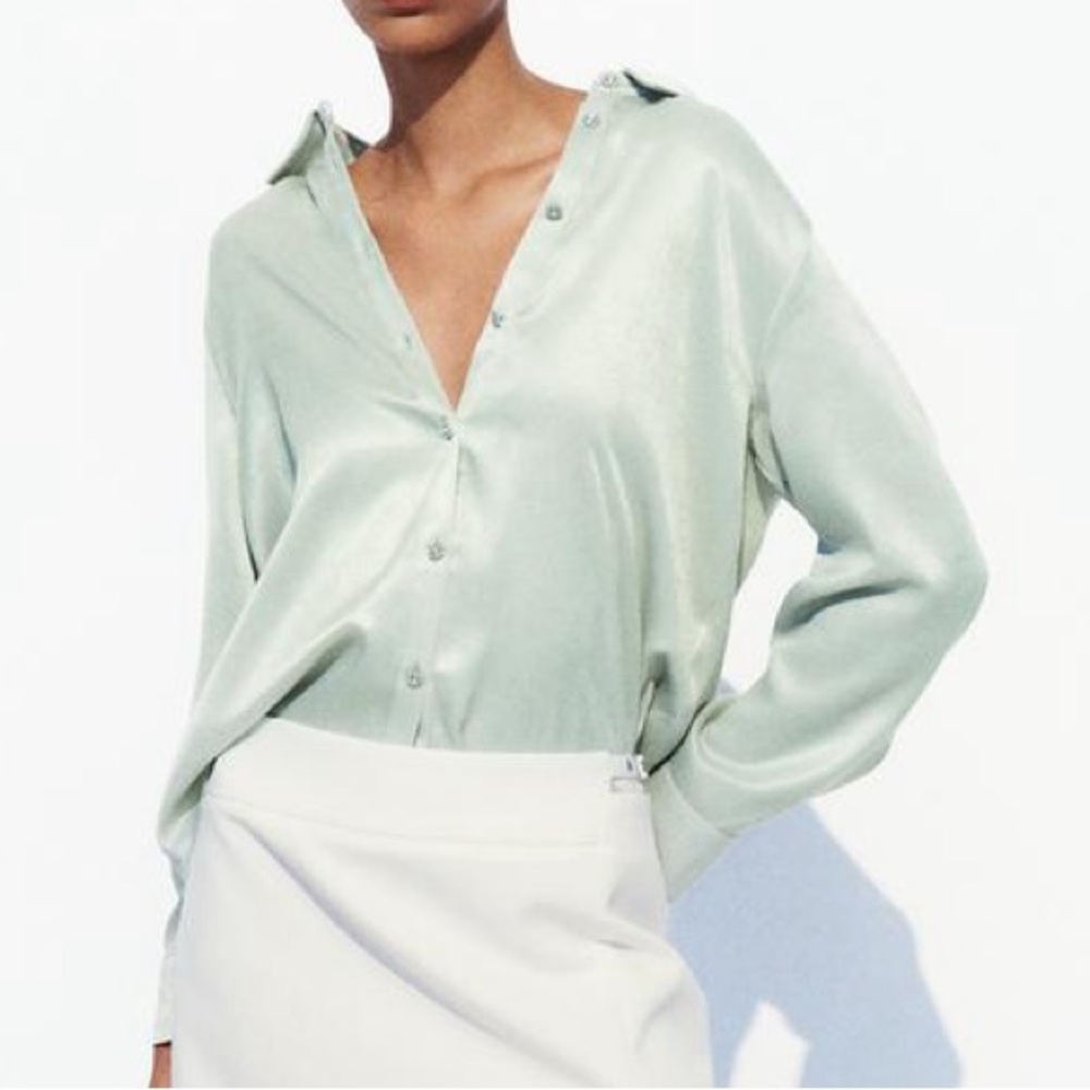 Zara Satin Blouse